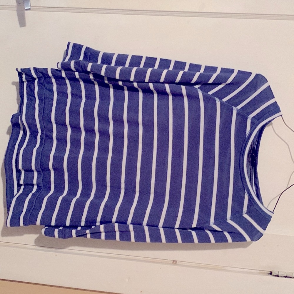 Long sleeve striped top